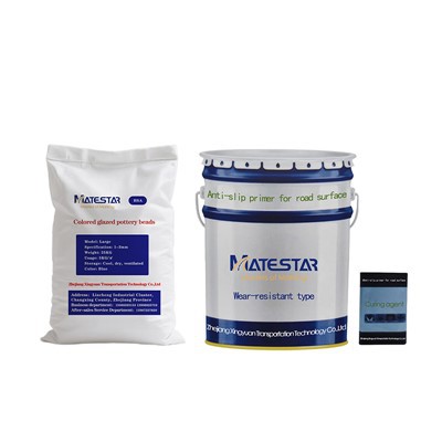 Барвиста фарба проти ковзання дорожньої розмітки