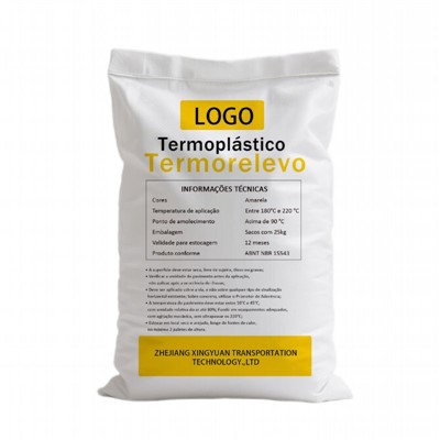 Розмітка тротуарів скляними бусами